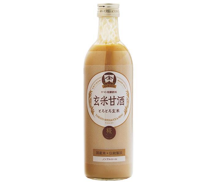 Yamato Soy Sauce Miso Brown Rice Amazake 490ml bottle x 12 bottles [Shipped in Japan]