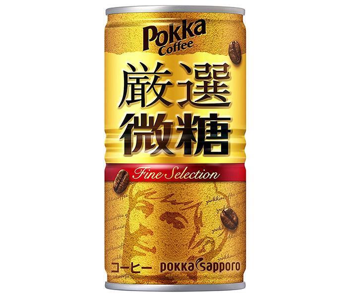 Pokka Sapporo Pokka Coffee Carefully Selected Fine Sugar 185g can x 30 bottles [Shipped in Japan]