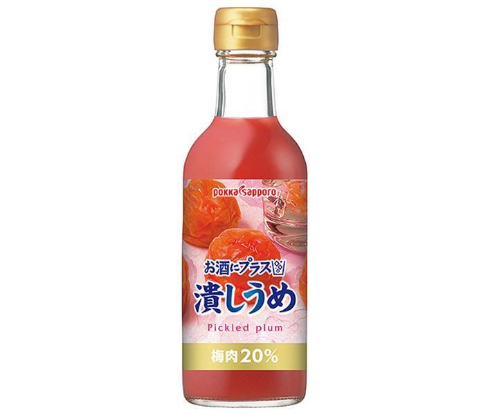 Pokka Sapporo Plus for Alcohol Mashed Ume 300ml bottles x 12 bottles [Shipped in Japan]
