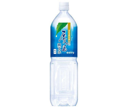 Southern Japan Dairy Cooperative Yakushima Jomon Water 1.5L plastic bottles x 8 bottles [shipped in Japan]