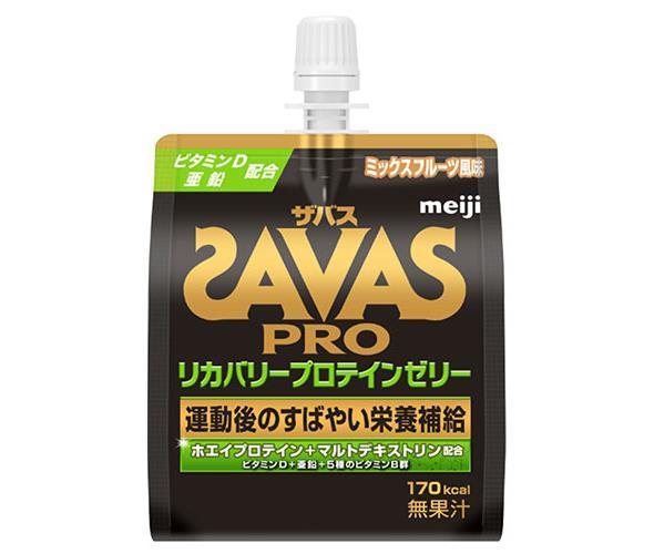 Meiji Zavasu Pro Recovery Protein Jelly 180g pouch x 30 pieces [shipped in Japan]