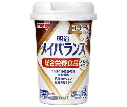 Meiji Meiji Mei Balance Mini Cup Coffee Flavor 125ml Cup x 24 pieces [Shipped in Japan]