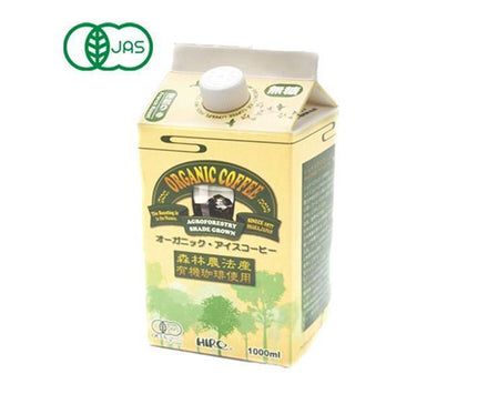 Hiro Coffee Organic Nell Drip Iced Coffee 1000ml paper pack x 12 bottles [shipped in Japan]