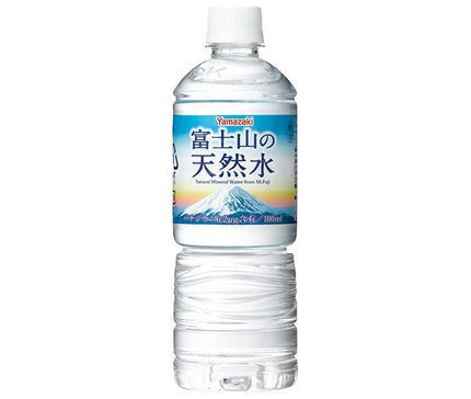 Yamazaki Baking Mt. Fuji Natural Water 600ml PET Pottle x 24 bottles [Shipped in Japan]