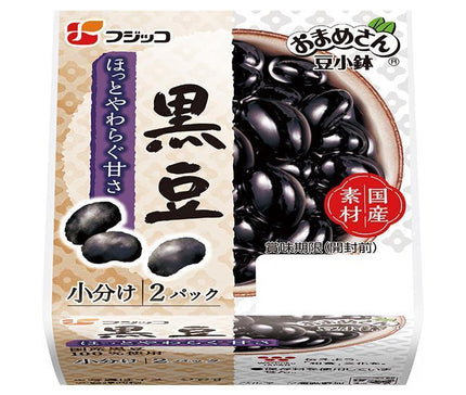 Fujikko Omame-san Small Bean Bowl Black Beans 62g x 2 packs x 12 pieces [Shipped in Japan]