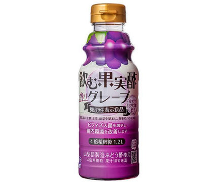 Tenyo Takeda Drinking Fruit Vinegar Grape [Food with Functional Claims] 310ml PET bottles x 12 bottles [Shipped in Japan]