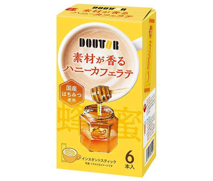 Doutor Coffee Honey Cafe Latte with fragrant ingredients (14g x 6P) x 36 pieces [Shipped in Japan]