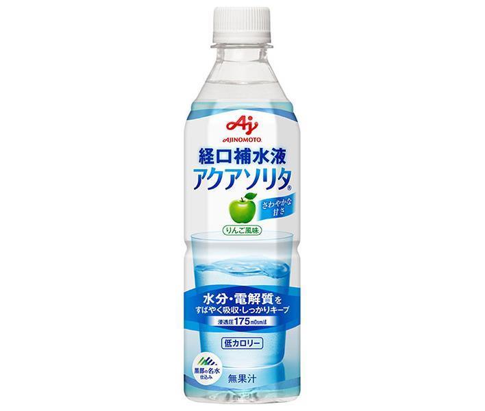 Ajinomoto Aqua Solita 500ml PET Bottle x 24 [Shipped in Japan]