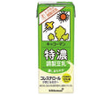 Kikkoman Specially Concentrated Soymilk [Food for Specified Health Uses] 200ml paper pack x 18 bottles [Shipped in Japan]