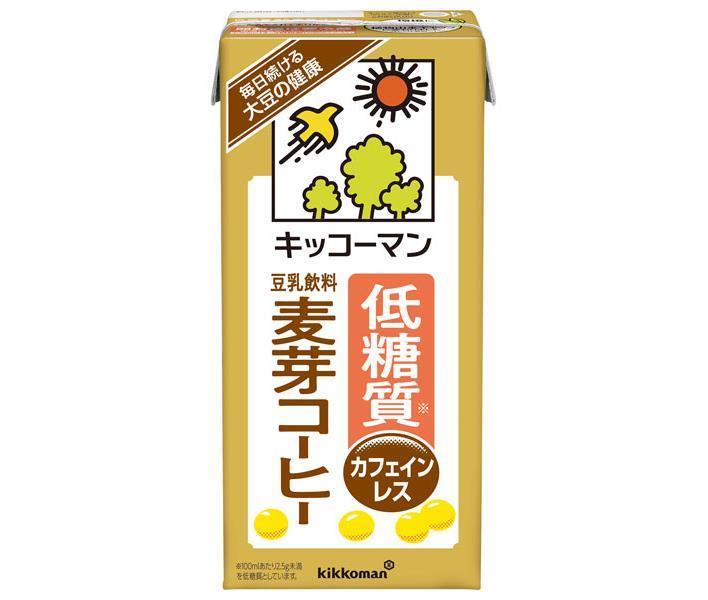 Kikkoman Low Carbohydrate Soy Milk Beverage Malt Coffee 1000ml paper pack x 12 (6 x 2) pieces [Shipped in Japan]