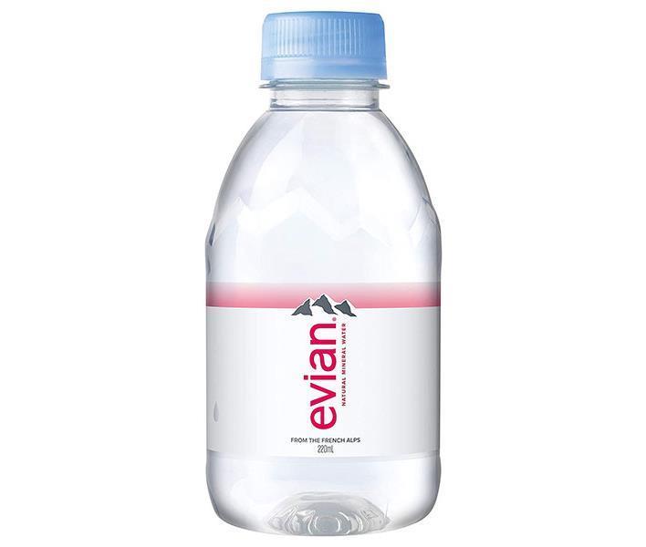 evian (Evian) 220ml plastic bottle x 24 pieces [shipped in Japan]