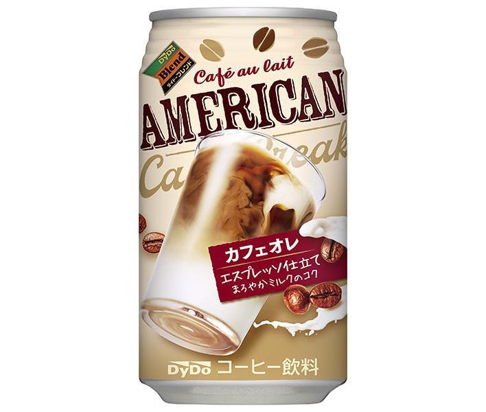 DyDo DyDo Blend American Cafe au lait 340g can x 24 pieces [Shipped in Japan]