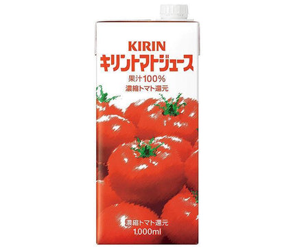 Kirin Kirin Tomato Juice 1000ml paper pack x 6 bottles [shipped in Japan]