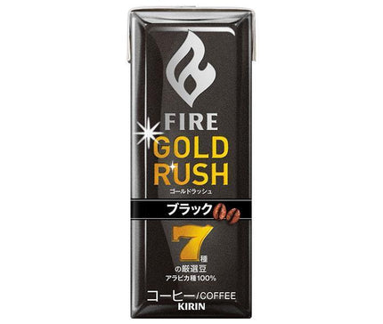 Kirin FIRE Gold Rush Black 200ml paper pack x 24 pieces [shipped in Japan]
