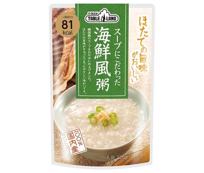 Maruzen Food Industry Tableland Seafood porridge with a focus on soup 220g pouch x 24 (12 x 2) bags [shipped in Japan]