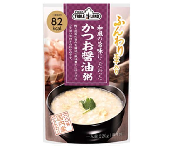 Maruzen Food Industry Tableland Bonito and soy sauce porridge with Japanese flavor 220g pouch x 24 (12 x 2) bags [shipped in Japan]