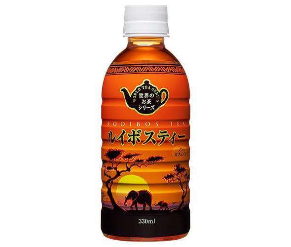 Morita (High Peace) Rooibos Tea Hot & Cold 330ml plastic bottle x 24 pieces [Shipped in Japan]