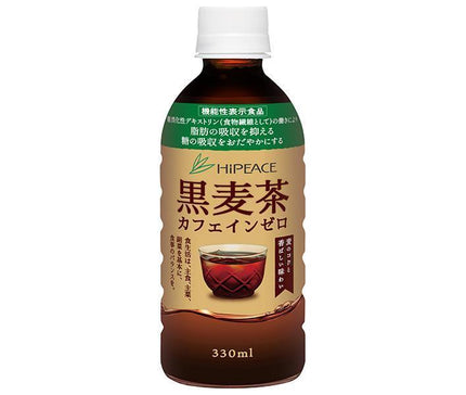 Morita (Hi-Peace) Black Barley Tea, Caffeine-Free, 330ml PET Bottle x 24 