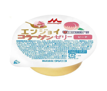 Clinico Enjoy Collagen Jelly Peach 72g x 24 pieces [Shipped in Japan]