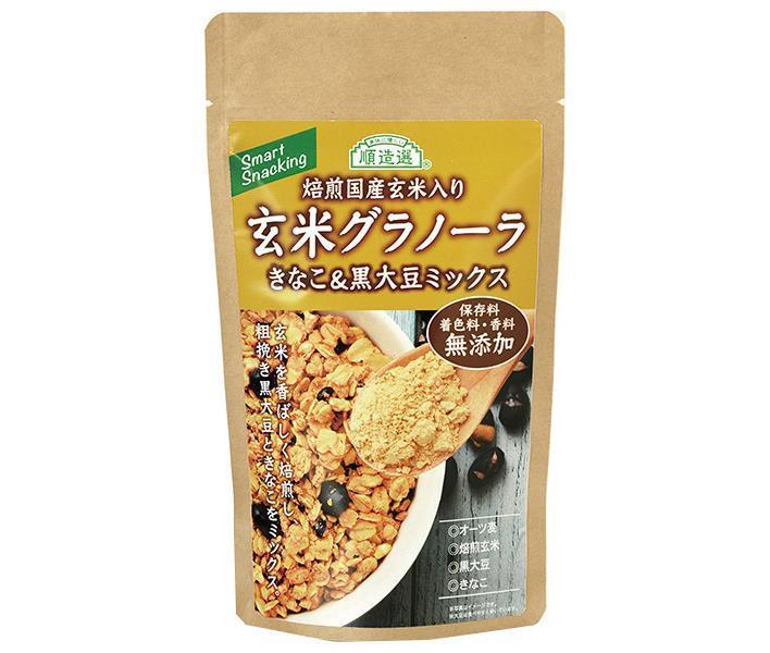 Mélange de granola de riz brun Marukai Kinako et de soja noir 120 g x 15 sachets 