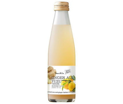 Marukai Dean & Co. Yuzu Ginger Ale 195ml bottle x 24 bottles [shipped in Japan]