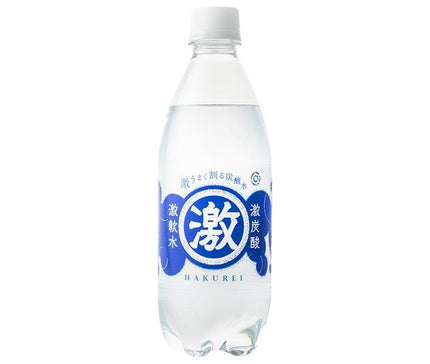 友桝飲料 ハクレイ激炭酸激軟水 500mlペットボトル×24本入