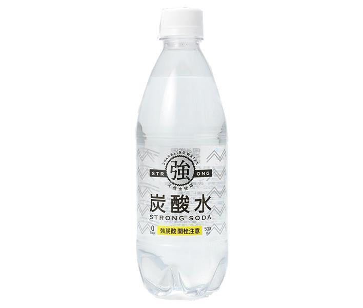 友桝飲料 強炭酸水 500mlペットボトル×24本入