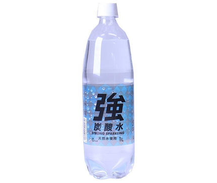 友桝飲料 強炭酸水(K) 1Lペットボトル×15本入