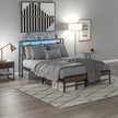 Logan Queen Size Bed Frame with LED Lights