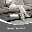 GABI Right Hand Facing Sectional with Chaise Lounge-Grey
