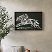 Racehorses Wood Sign