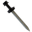 Black Hex Head Roof Metal Screw with Steel/Neoprene Washer, #9 X 2-in., 50/Pack