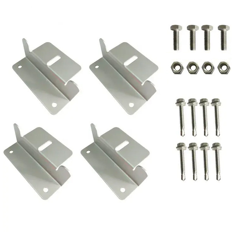 Universal “Z” bracket roof mounting system for solar panel