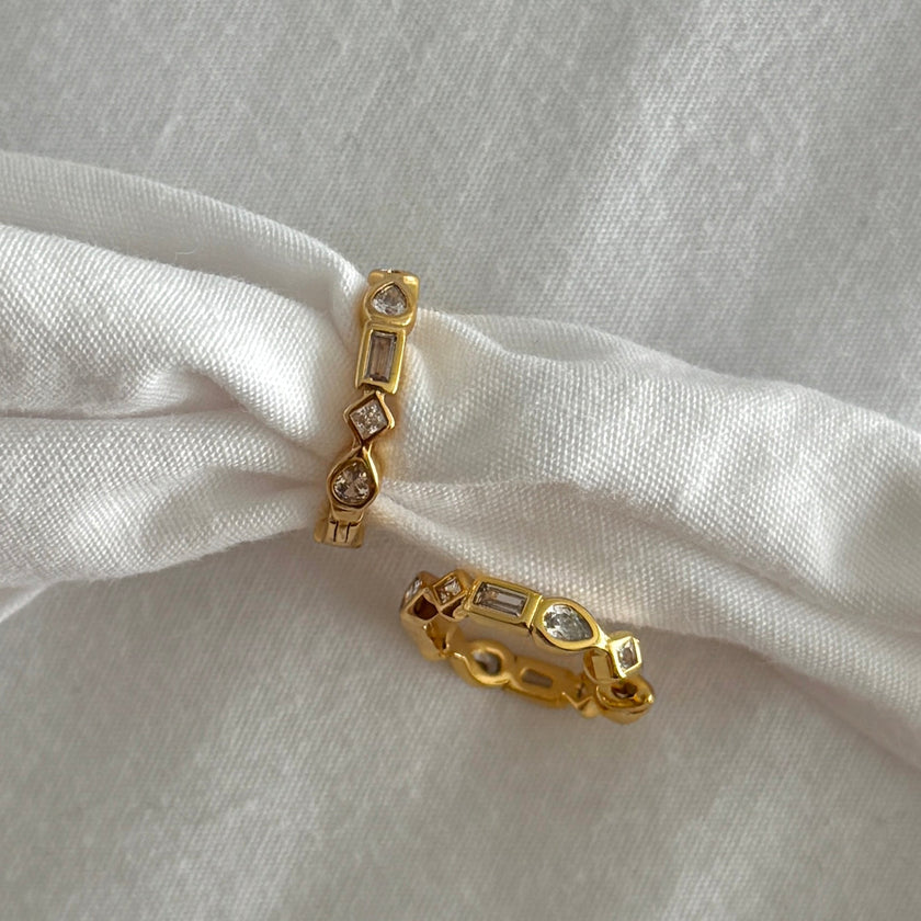 Raha Hoops- White Zirconia