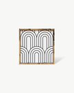 Rainbow Pattern Wood Sign