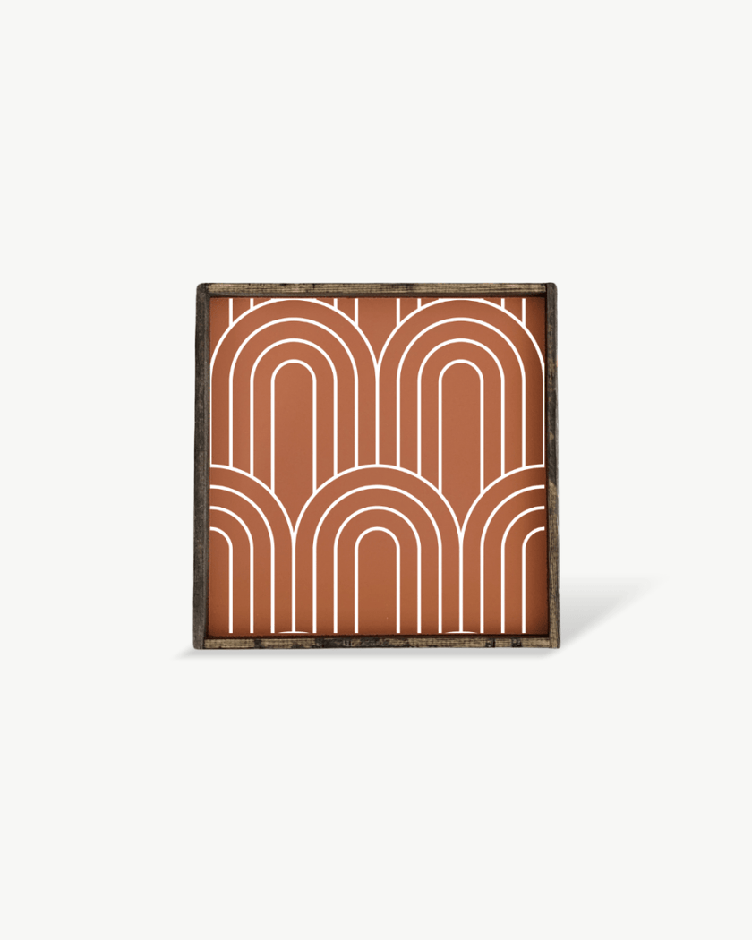 Rainbow Pattern Wood Sign