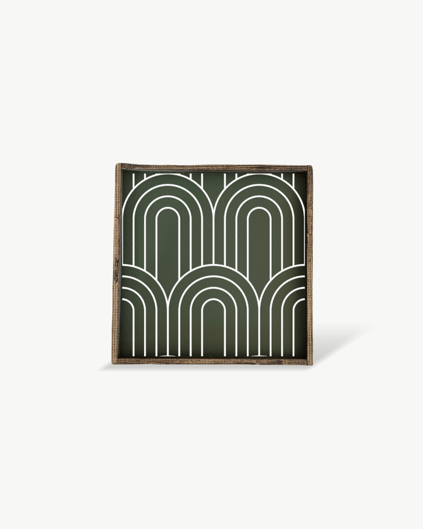 Rainbow Pattern Wood Sign