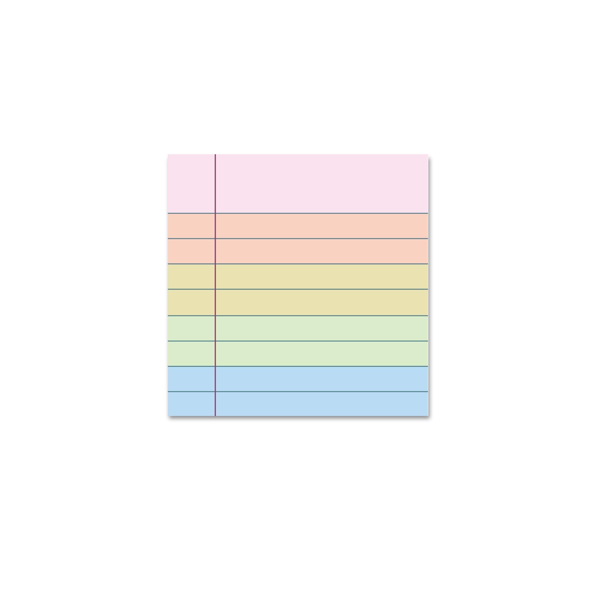 Rainbow Sticky Notes