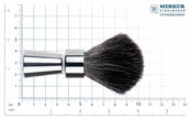 MERKUR Shaving Brush 1100 with Vegan Synthetic Hair in Bright Chrome