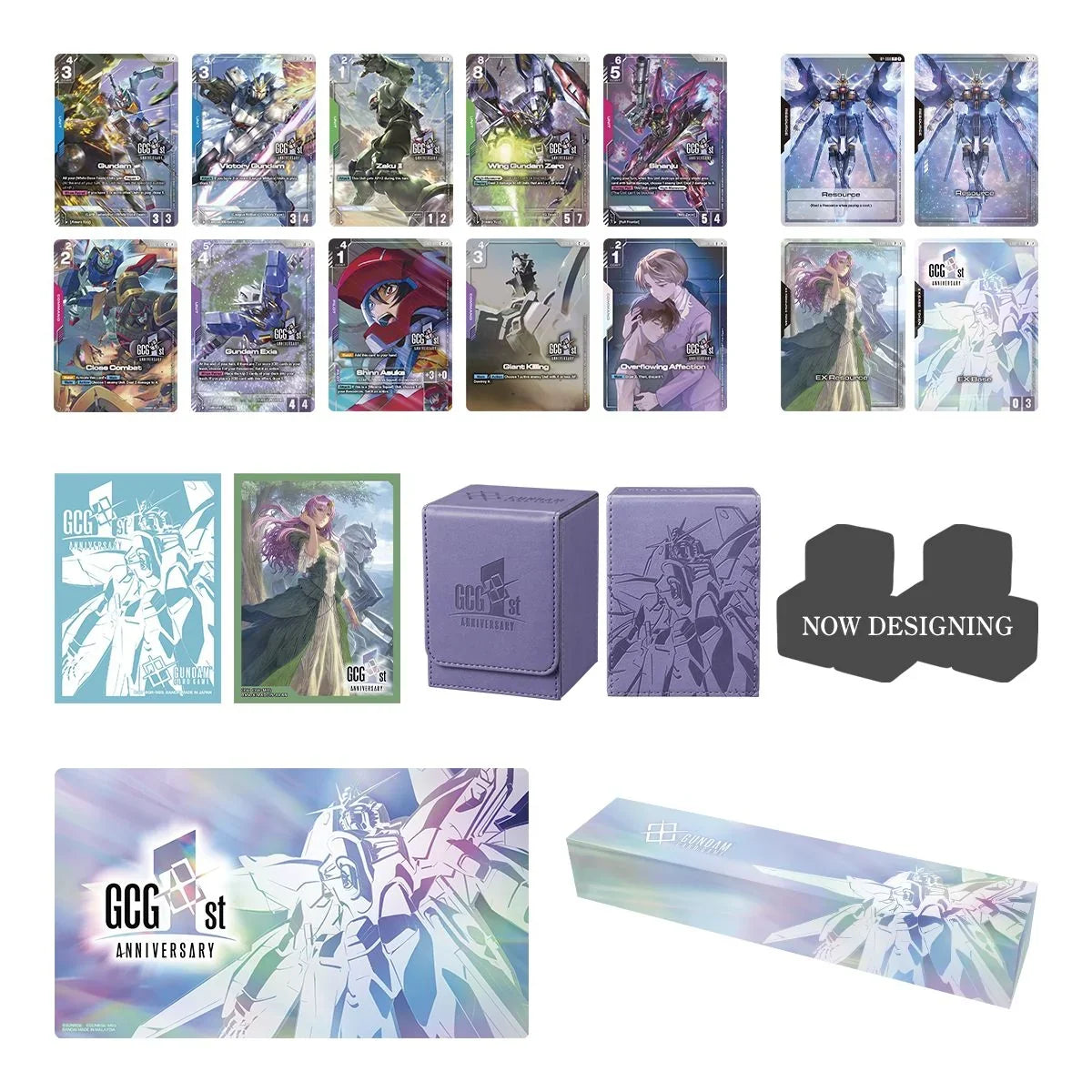 Gundam Card Game - Mobile Suit Gundam 1st Anniversary Set - Premium Accessory Set (PB03)