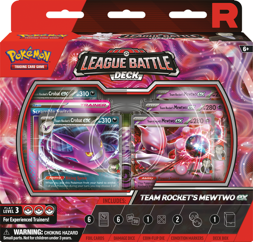 Pokémon TCG - Scarlet & Violet - League Battle Deck Team Rockets Mewtwo Deck