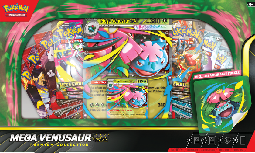 Pokémon TCG - Mega Evolution - Mega Venusaur ex Premium Collection