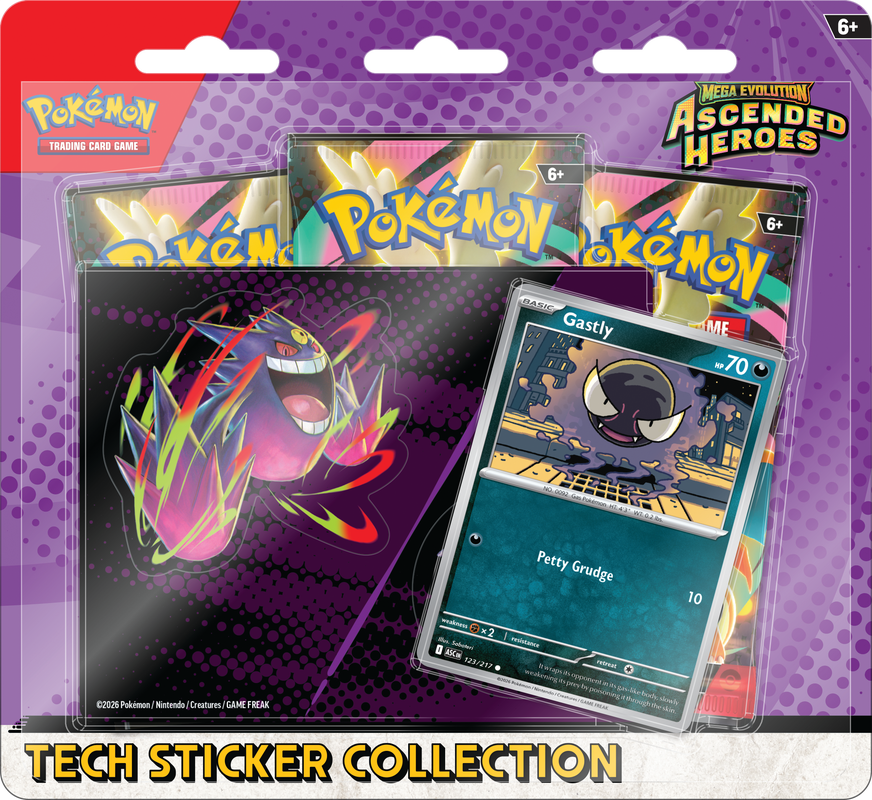 Pokémon TCG - Mega Evolution - Ascended Heroes - Tech Sticker Collection