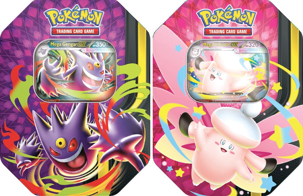 Pokémon TCG - Mega Evolution - Mega Moonlit Tin Bundle of 2
