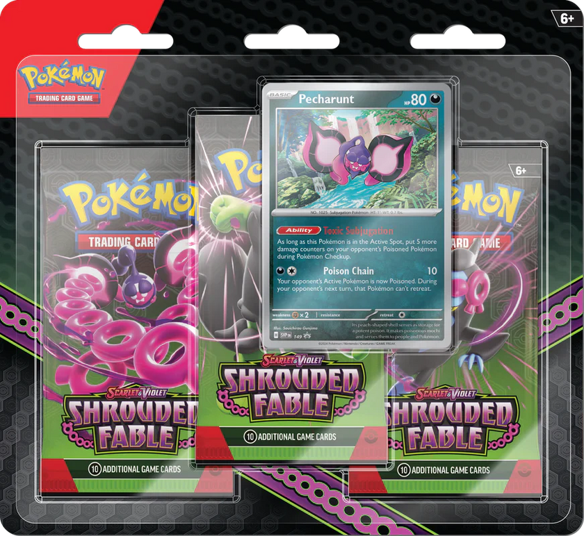 Pokemon SV6.5 Shrouded Fable 3pk Blister
