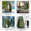 Outsunny Portable Pop Up Camping Shower Tent Dressing Changing Privacy Shelter Green