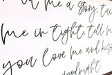 Read Me A Story, Tuck Me In Tight, Tell Me You Love Me & Kiss Me Goodnight Wood Sign