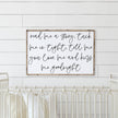 Read Me A Story, Tuck Me In Tight, Tell Me You Love Me & Kiss Me Goodnight Wood Sign