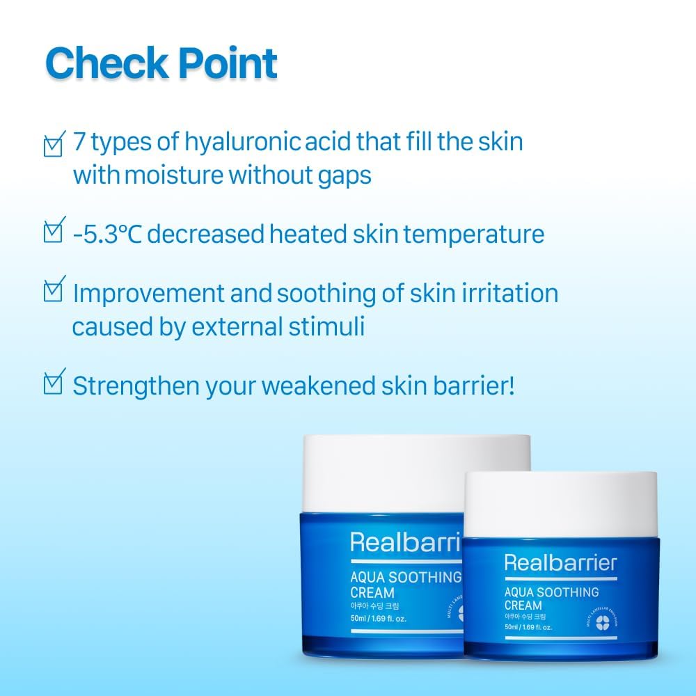 Real Barrier Aqua Soothing Cream 50ml