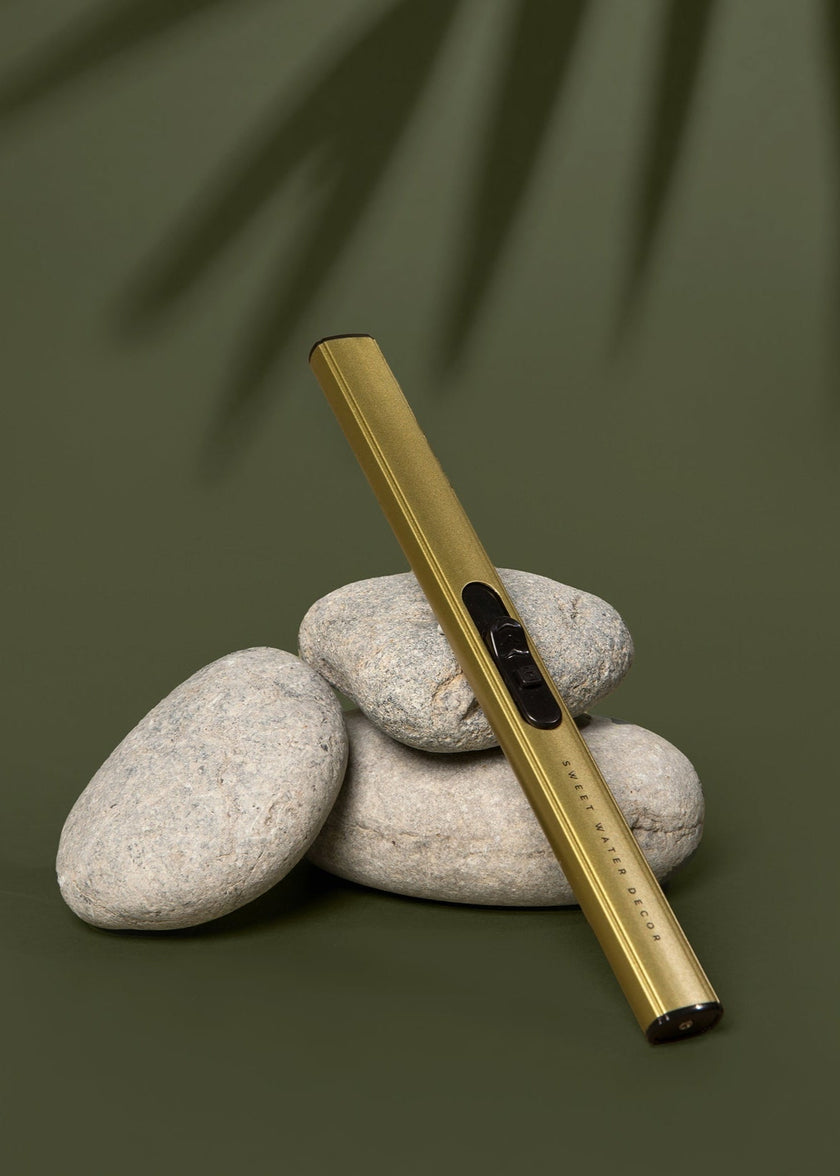 Rechargeable Electric Lighter - Gold
